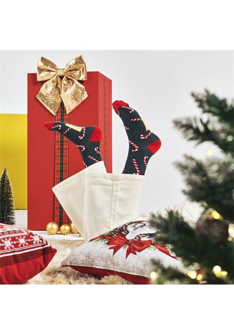 CHRISTMAS SOCKS CANDY CANES LOVER SOCKS BURGER AND FRIES | BF12152730