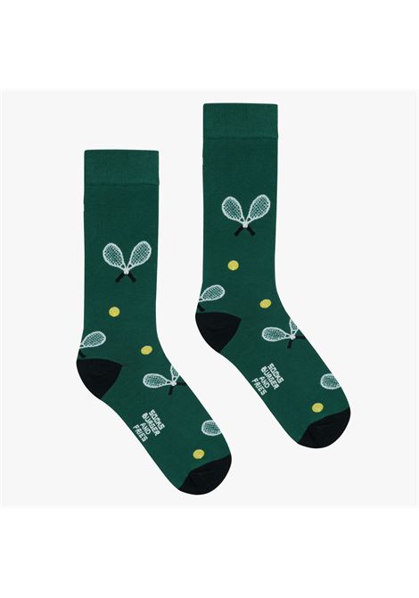 SPORT SOCKS VERDE SCURO/GIALLO SOCKS BURGER AND FRIES | BF14013723