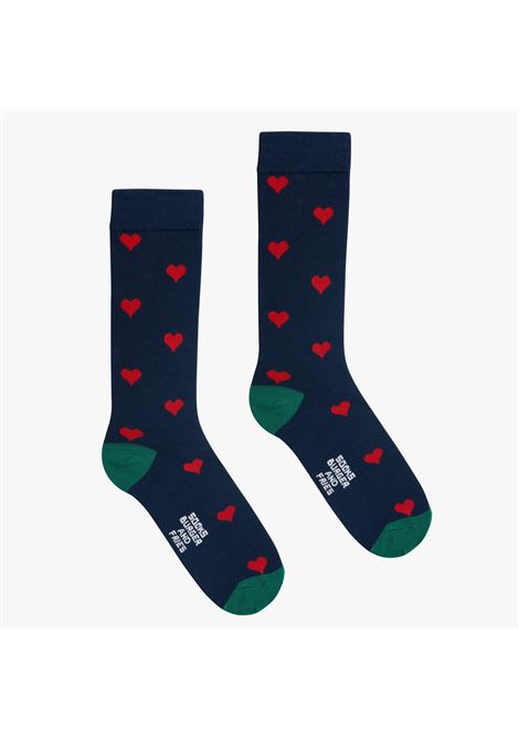 FUNNY SOCKSNAVY BLUE / ROSSO FUOCO SOCKS BURGER AND FRIES | BF14020730