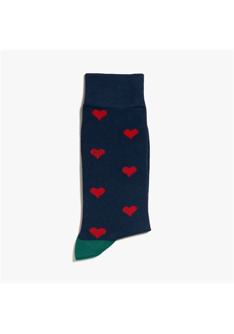 FUNNY SOCKSNAVY BLUE / ROSSO FUOCO SOCKS BURGER AND FRIES | BF14020730