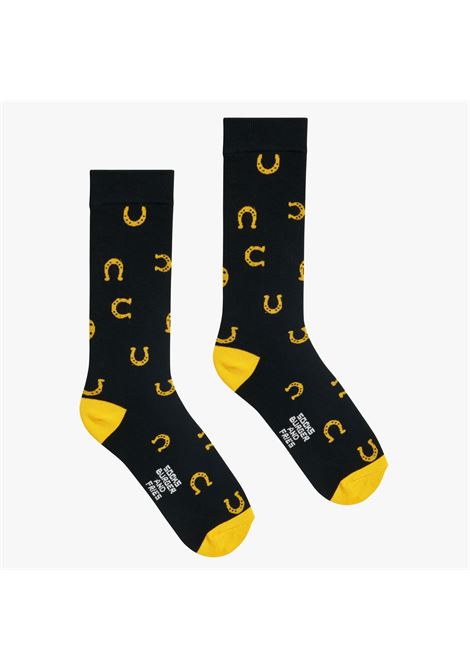 FUNNY SOCKS NERO/GIALLO SOCKS BURGER AND FRIES | BF14021123