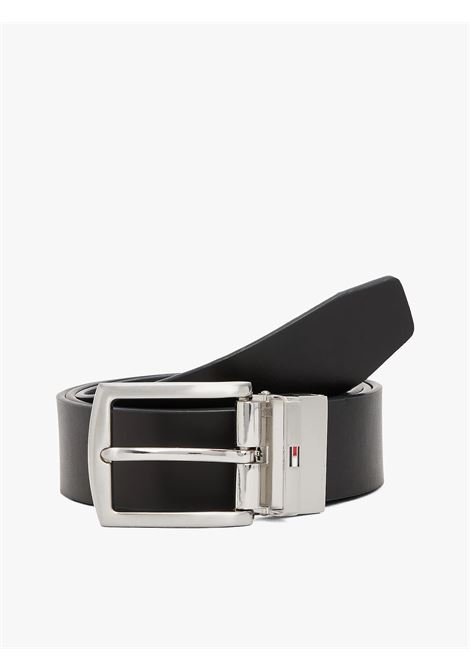 Cintura reversibile Denton in pelle Blu navy nero TOMMY HILFIGER | AM0AM13012DW6