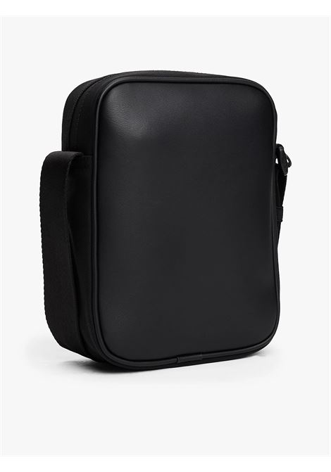 Borsa reporter con sezioni tramate e tracolla TOMMY HILFIGER | AM0AM13624BDS