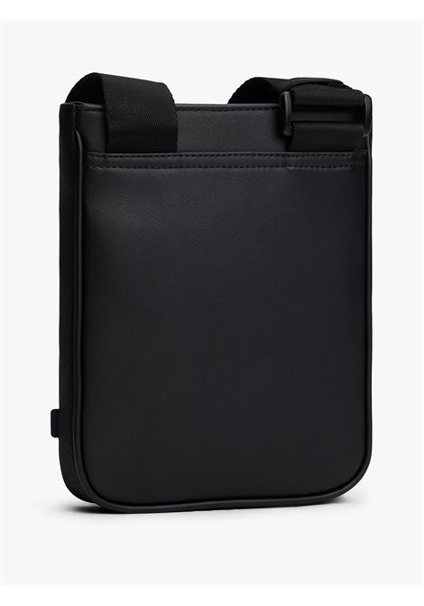 Borsa a tracolla con finitura tramata TOMMY HILFIGER | AM0AM13625BDS