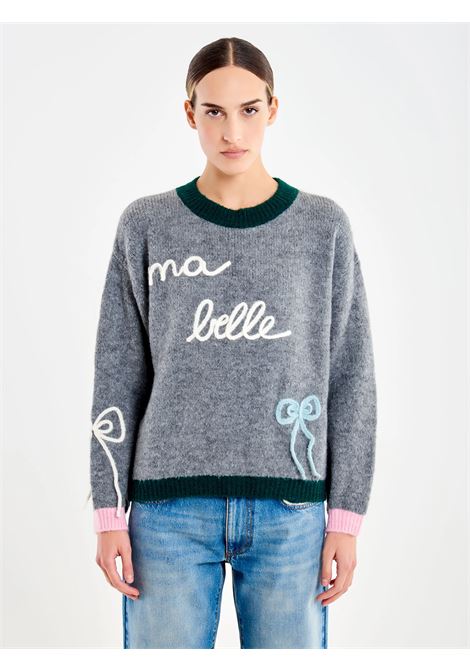 Pull con Ricamo Ma Belle VICOLO | 77301FGRIGIO