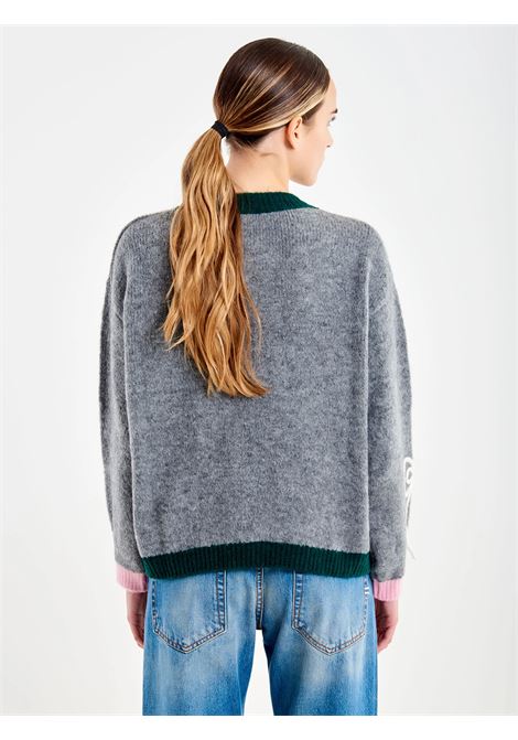 Pull con Ricamo Ma Belle VICOLO | 77301FGRIGIO