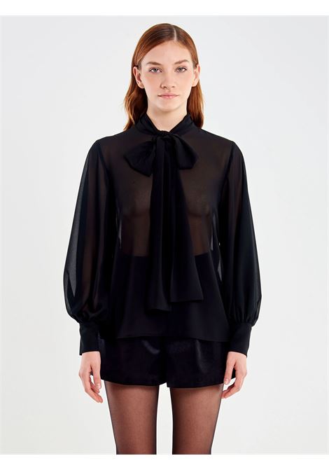 Blusa in Georgette VICOLO | TF1212NERO