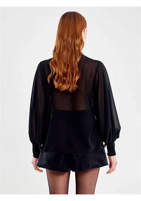 Blusa in Georgette VICOLO | TF1212NERO