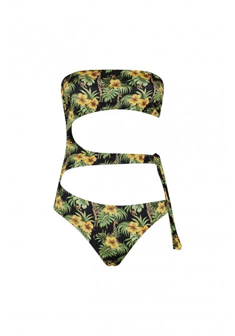 Costume intero vivienne fantasia giraffe MATINEE | CB2050GIRAFFA NERO