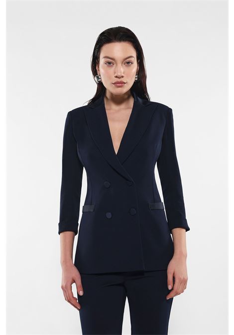 Giacca doppiopetto monocolour con rever a lancia IMPERIAL | JU25HAWBLU