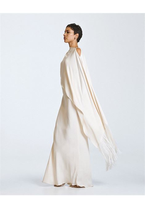 Vestito monospalla con mantello ACCESS fashion | 63-3304-875VANILA