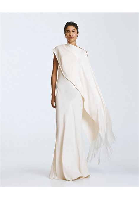 Vestito monospalla con mantello ACCESS fashion | 63-3304-875VANILA