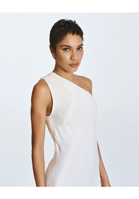 Vestito monospalla con mantello ACCESS fashion | 63-3304-875VANILA