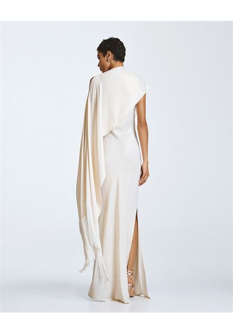 Vestito monospalla con mantello ACCESS fashion | 63-3304-875VANILA