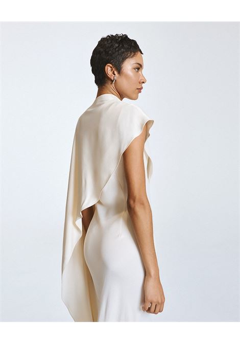 Vestito monospalla con mantello ACCESS fashion | 63-3304-875VANILA
