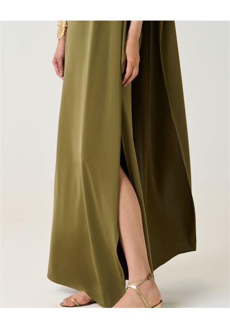 Abito monospalla con dettaglio metallico ACCESS fashion | 63-3330-326OLIVE