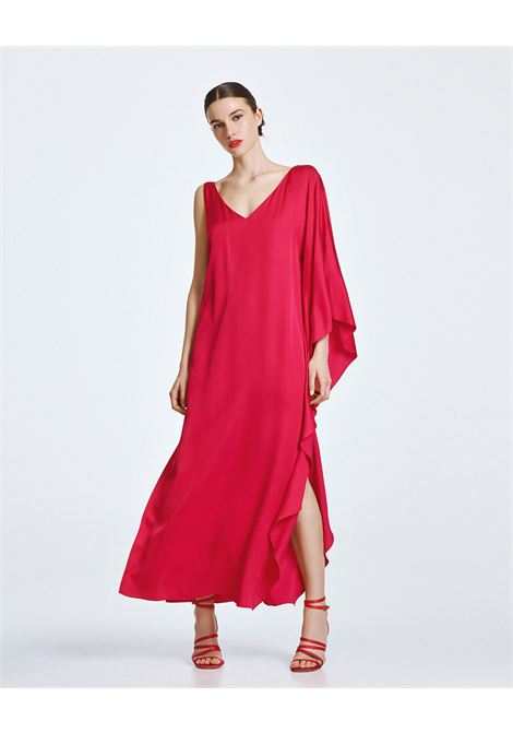 Abito in raso con maniche asimmetriche ACCESS fashion | 63-3340-145CANDY