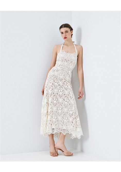 Abito tubino in pizzo ACCESS fashion | 63-3399-411OFF WHITE