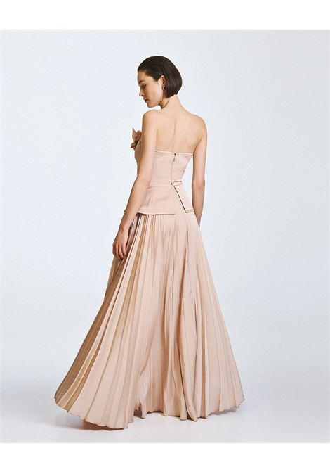 Maxi gonna a pieghe ACCESS fashion | 63-6011-357BEIGE