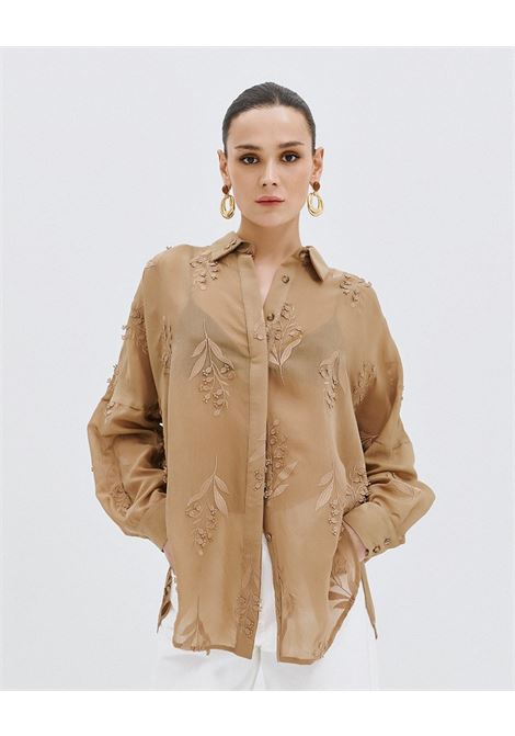Camicia ricamata ACCESS fashion | 63-7058-211BEIGE