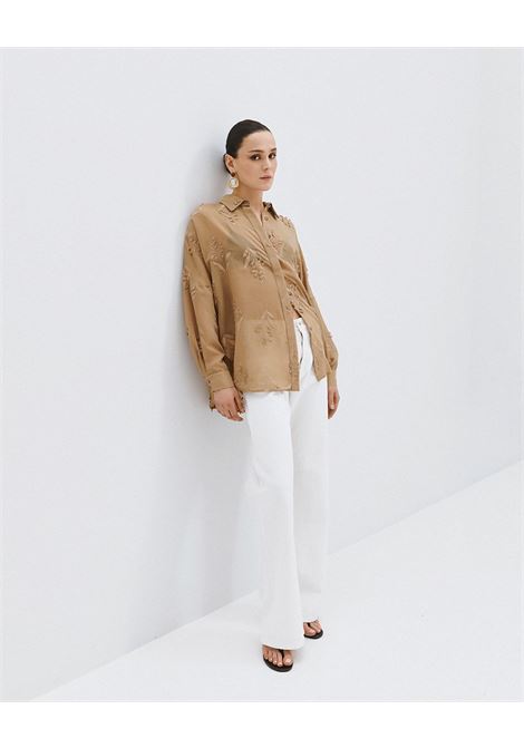 Camicia ricamata ACCESS fashion | 63-7058-211BEIGE