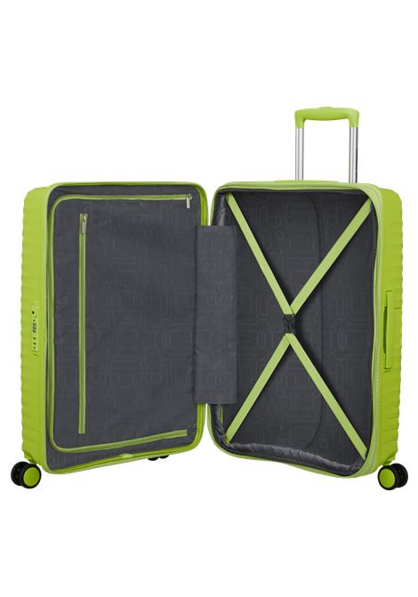 Diablast 68cm Valigia da stiva M AMERICAN TOURISTER | DIABLAST M 68/25HYPER LIME