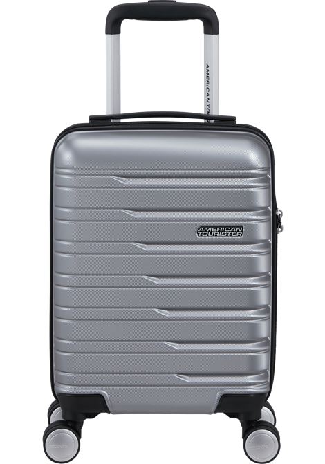 Flashline 45cm Trolley 4 ruote removibili AMERICAN TOURISTER | FLASHLINE REM. UNDERSEATERSKY SILVER