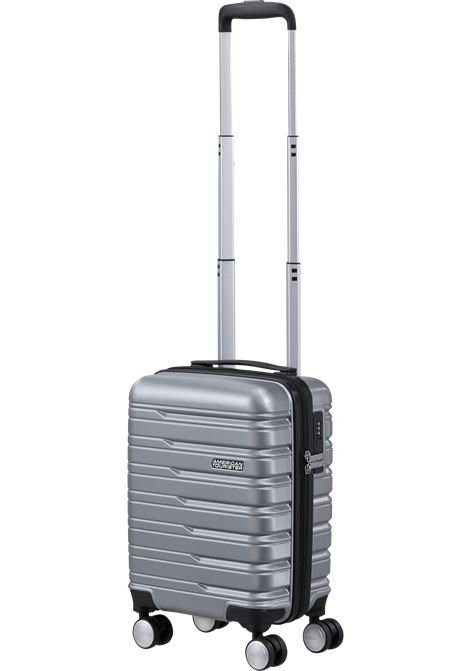 Flashline 45cm Trolley 4 ruote removibili AMERICAN TOURISTER | FLASHLINE REM. UNDERSEATERSKY SILVER