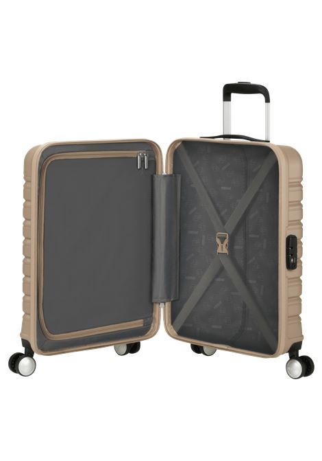 Flashline 55cm Bagagli a mano AMERICAN TOURISTER | FLASHLINE S 55/20IVORY GOLD