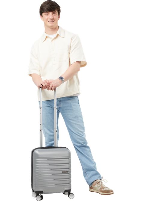 Flashline 45cm Trolley (4 ruote) AMERICAN TOURISTER | FLASHLINE UNDERSEATERSKY SILVER