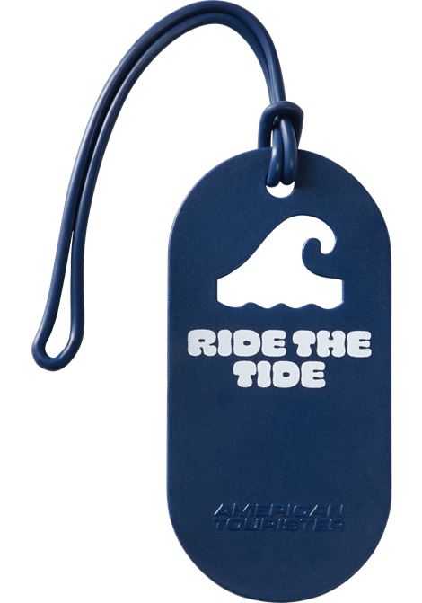 Fun Tags Porta indirizzi  Set di 2 pezzi AMERICAN TOURISTER | LUGGAGE TAG X2 FUNRIDE THE TIDE