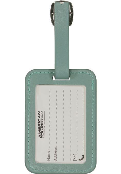 Luggage Tags Porta indirizzi  Set di 2 pezzi AMERICAN TOURISTER | LUGGAGE TAG X2ICEBERG GREEN