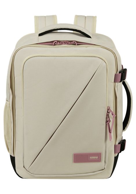 Take2cabin S/M Zaino 40 x 30 x 20 cm AMERICAN TOURISTER | TAKE2CABIN BACKPACK MSCOCONUT SAND / GALATIC MAUVE
