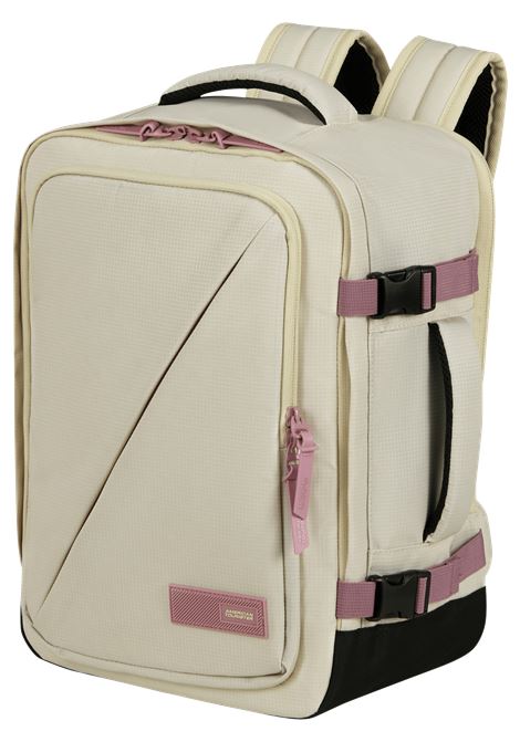 Take2cabin S/M Zaino 40 x 30 x 20 cm AMERICAN TOURISTER | TAKE2CABIN BACKPACK MSCOCONUT SAND / GALATIC MAUVE