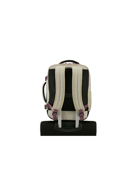 Take2cabin S/M Zaino 40 x 30 x 20 cm AMERICAN TOURISTER | TAKE2CABIN BACKPACK MSCOCONUT SAND / GALATIC MAUVE