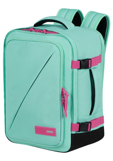 Take2cabin S/M Zaino  40 x 30 x 20 cm AMERICAN TOURISTER | TAKE2CABIN BACKPACK MSJELLY MINT/ELETRIC FUXIA