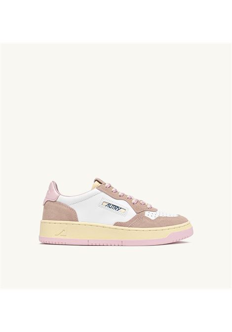 SNEAKERS MEDALIST LOW IN SUEDE E PELLE PALE LILAC E PHARD AUTRY | AULW BW01LILLA PHARD