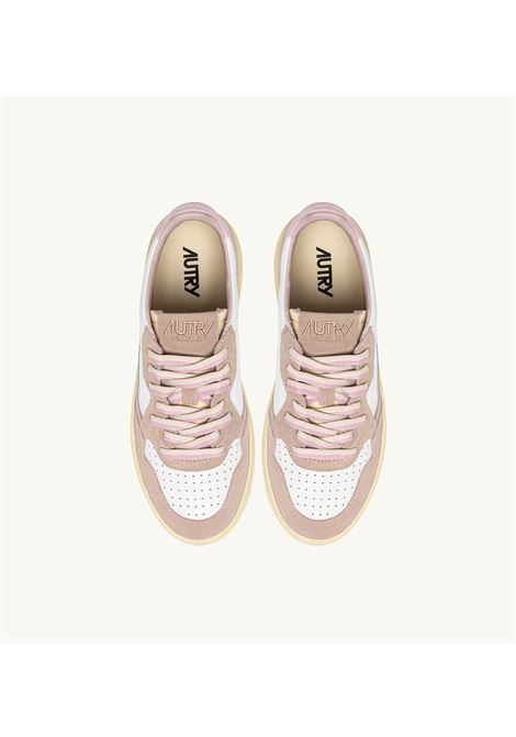 SNEAKERS MEDALIST LOW IN SUEDE E PELLE PALE LILAC E PHARD AUTRY | AULW BW01LILLA PHARD