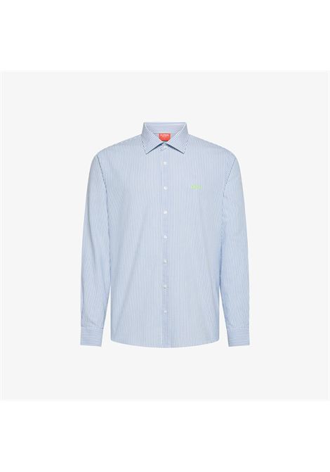 Camicia in cotone a righe azzurro/bianco AX SUN68 | S36123138 0501