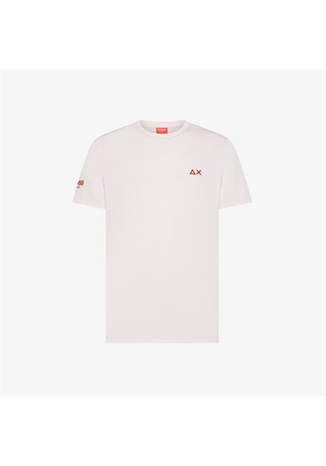 T-shirt in jersey di cotone bianco