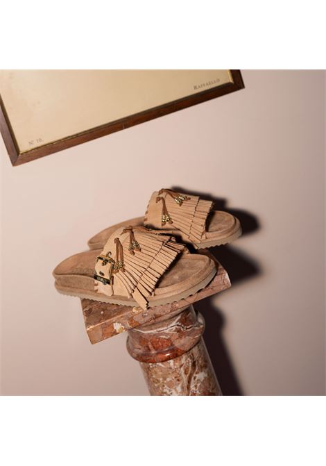 SLOFIWSandalo in pelle scamosciata COLORS OF CALIFORNIA | HC.BIOW603CAMEL