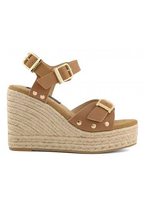 CAPRI<BR/>Zeppa in pelle scamosciata Naturale