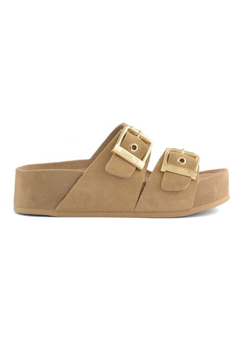 DUNESandalo platform in pelle COLORS OF CALIFORNIA | HC.DUNE02CAMEL