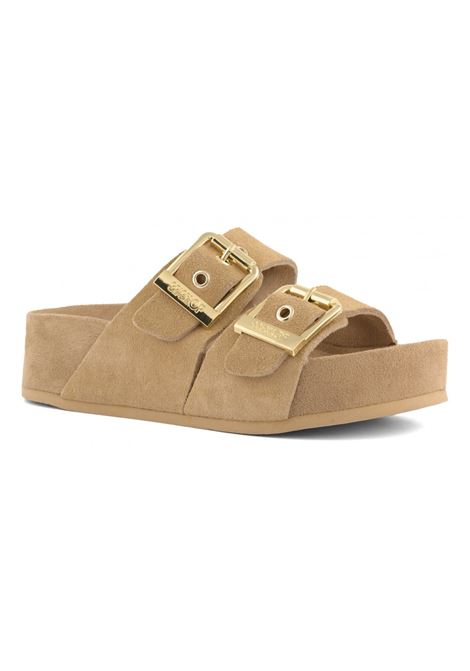 DUNESandalo platform in pelle COLORS OF CALIFORNIA | HC.DUNE02CAMEL