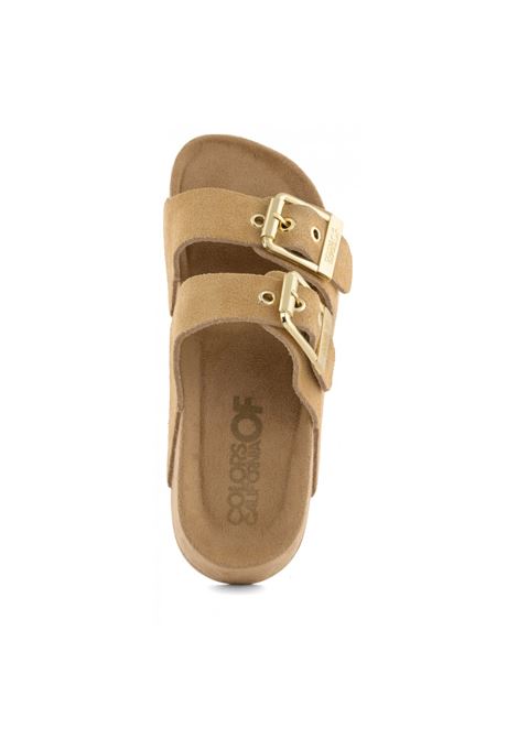 DUNESandalo platform in pelle COLORS OF CALIFORNIA | HC.DUNE02CAMEL