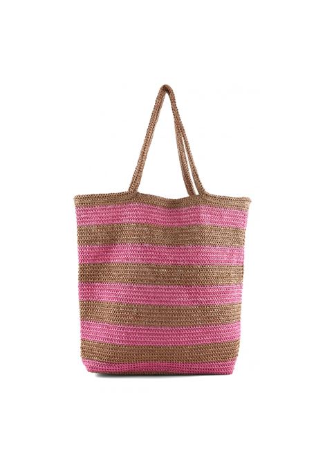 HOLLYBorsa in raffia COLORS OF CALIFORNIA | HC.HOLLY03MOKA