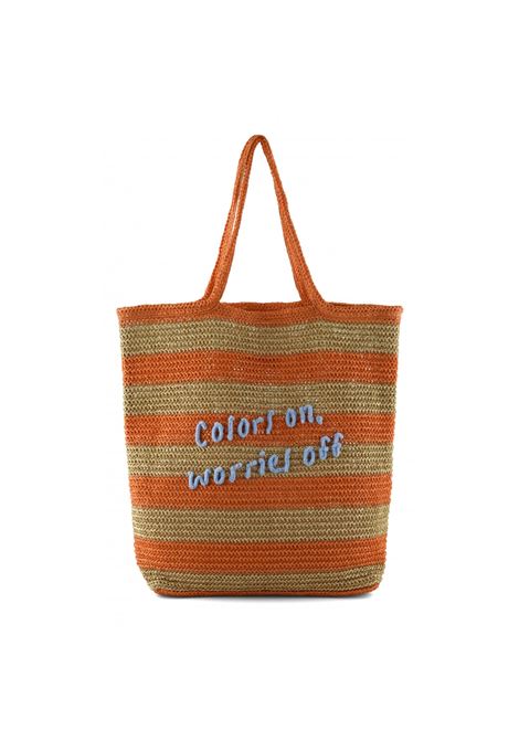 HOLLYBorsa in raffia COLORS OF CALIFORNIA | HC.HOLLY03ORA