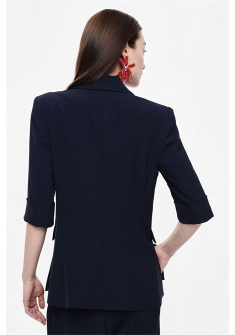 Blazer monopetto maniche corte spacchi laterali IMPERIAL | JAP1LHXBLU NAVY
