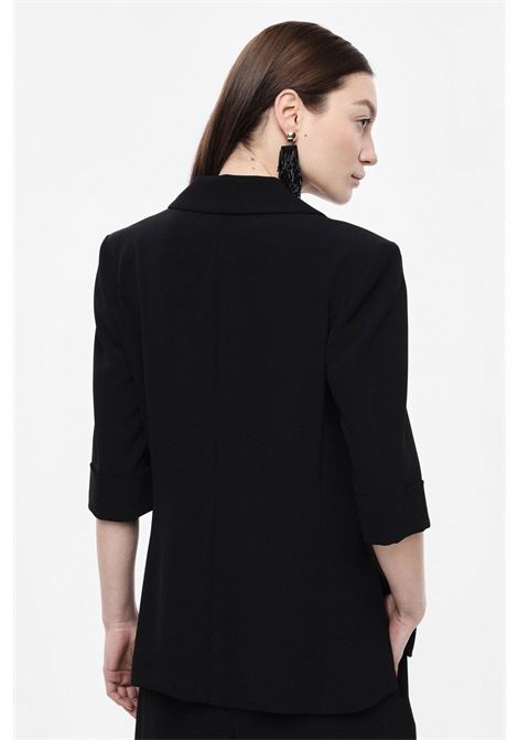 Blazer monopetto maniche corte spacchi laterali IMPERIAL | JAP1LHXNERO