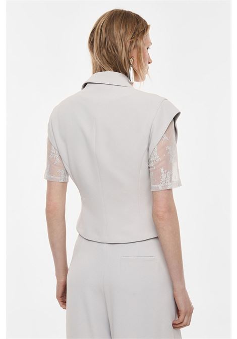 Gilet donna doppio petto con rever IMPERIAL | JBN7LHXPERLA